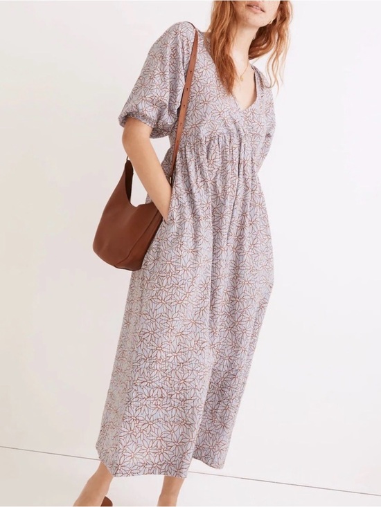 Madewell Dresses & Skirts - Madewell Marianna midi dress Dream On Daisies floral pattern cottage peasant